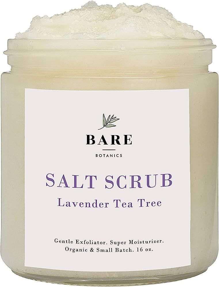 Bare Botanics Body Scrub (Lavender Tea Tree) – Gentle Exfoliator & Super Moisturizer | Includes... | Amazon (US)