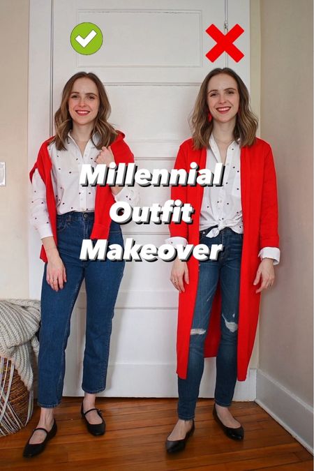 Millennial outfit makeover. Featuring this Valentines Day ready shirt 


#LTKSeasonal #LTKstyletip