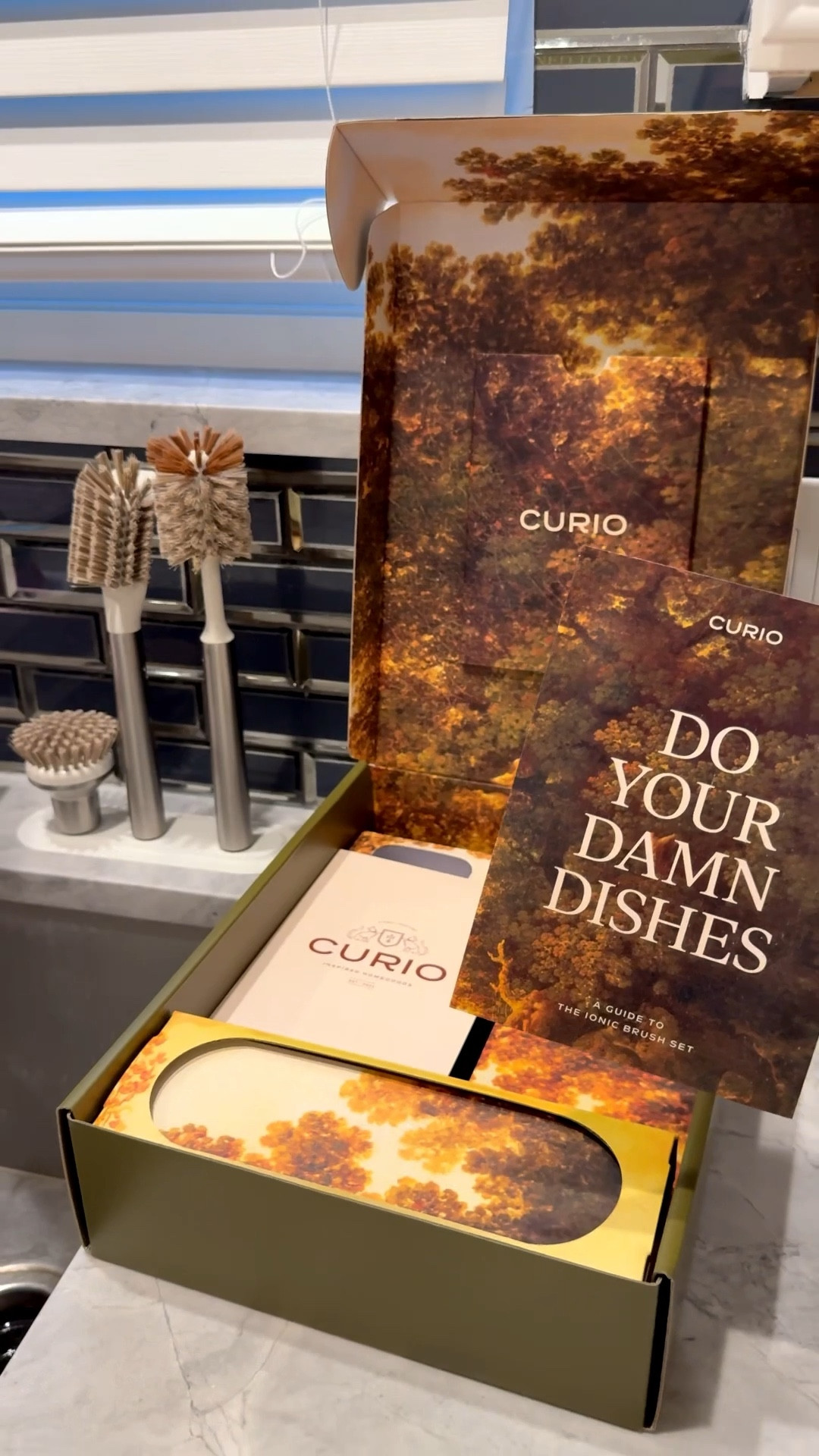 Just upgraded our CURIO dish brush set! We got these over a year ago & the black/bronze set held up so well. Then I just saw the brass option with silver/gold handles & obsessed 😍 Love these heavy duty brushes & you can even wash the brush heads in the dishwasher! I also just learned after buying a whole new set that you can just buy the replacement heads for your handles too 👏🏼🍽️🧽  #LTKcooking #LTKdishes #LTKaesthetic #LTKcurio #LTKkitchencleaning #LTKmom #LTKamazon #LTKkitchen #LTKsink

#LTKHome #LTKmomlife #LTKKids