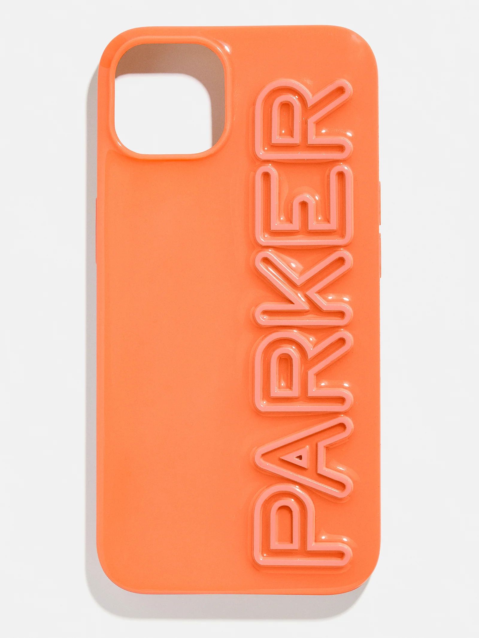 Fine Line Custom iPhone Case - Orange/Light Orange | BaubleBar (US)