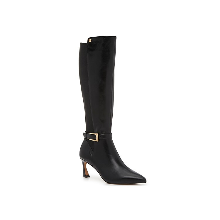 Vince Camuto Wide Width Debnee Wide Calf Boot | Women's | Black | Size 8.5 | Boots | DSW