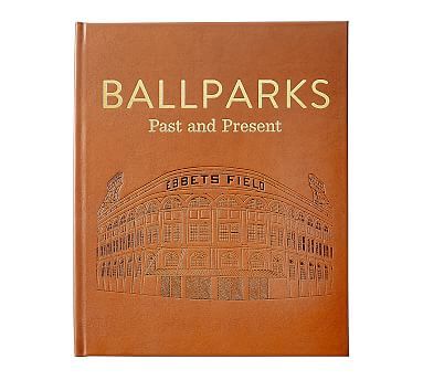 Leather Ballparks Coffee Table Book | Pottery Barn (US)