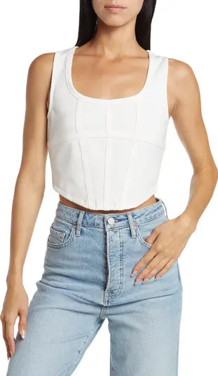 Elodie Corset Seam Detail Tank Top | Nordstromrack | Nordstrom Rack