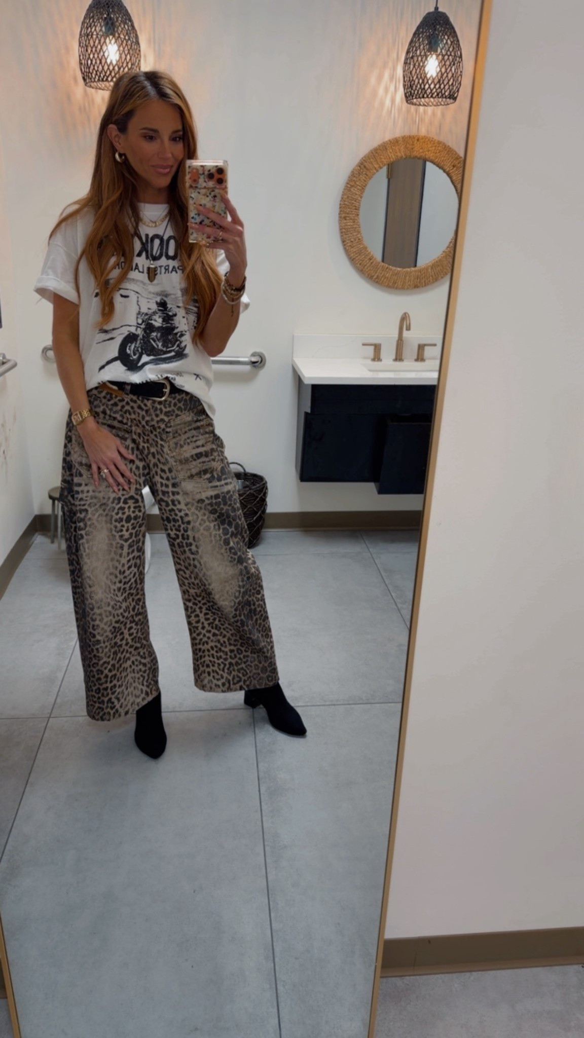 Fun wild & chic workday fit