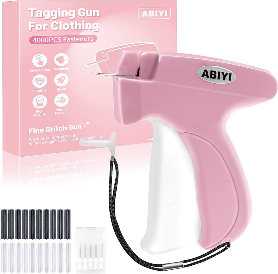 Quotation Stitchy Quick Clothing Fixer Gun, Retail Tagging Gun for Clothing, mini Stitch Gun for ... | Amazon (US)