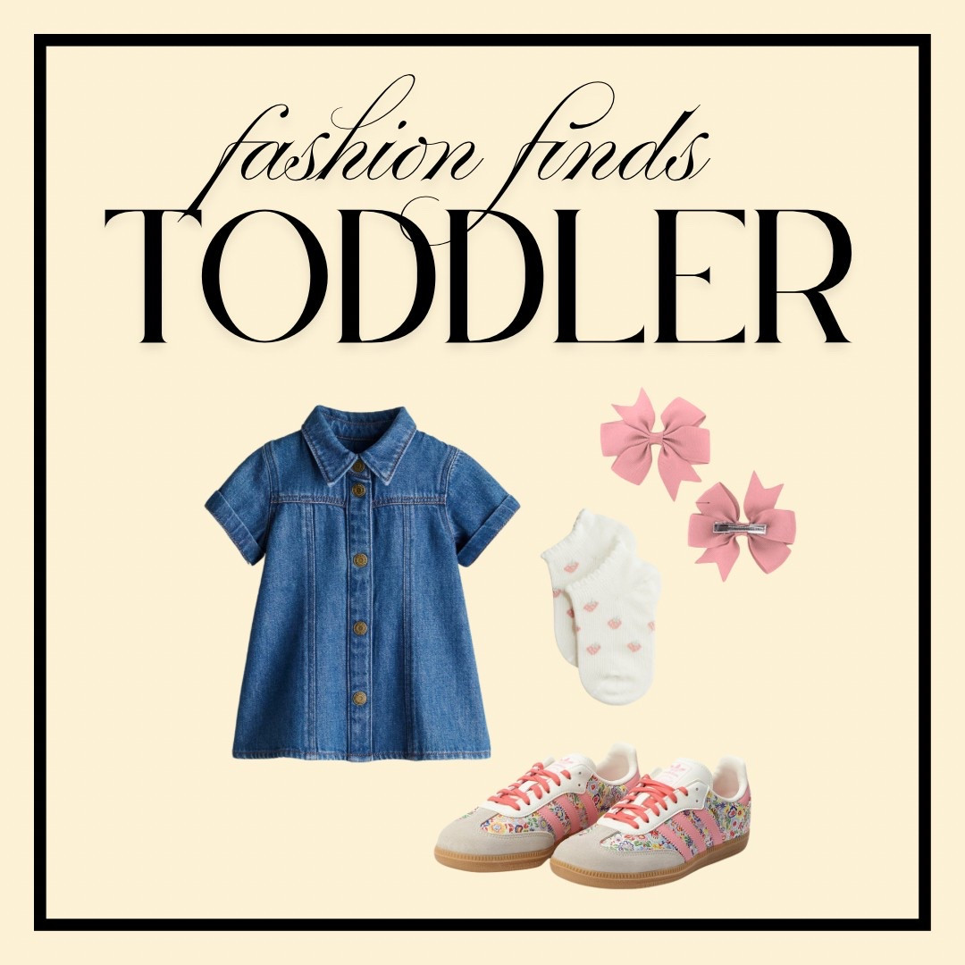 Toddler Fashion Finds You’ll Love!
This denim button-down dress is a timeless staple for your little one’s wardrobe. I paired it with the cutest pink bow clips, heart-print socks, and floral sneakers for a playful, comfy look. Perfect for spring outings, preschool, or weekend playdates!

Shop the look:
	•	Denim Dress
	•	Heart Socks
	•	Pink Hair Bows
	•	Floral Toddler Sneakers

Follow me for more toddler fashion finds & mom must-haves!

#LTKkids #LTKbaby #ToddlerStyle #ToddlerOutfit #LTKSpring #ToddlerFashion


#LTKBaby #LTKFamily #LTKStyleTip