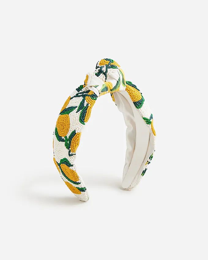 Beaded limoncello headband | J. Crew US