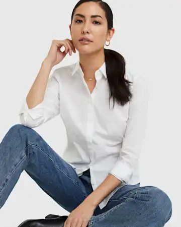 Organic Cotton Stretch Poplin Shirt | Quince