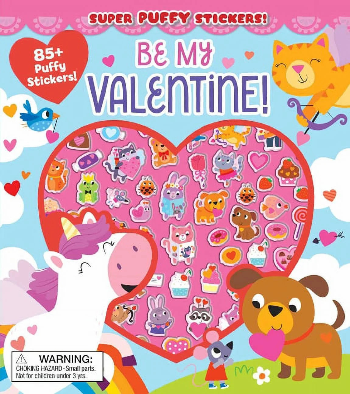 Super Puffy Stickers!: Super Puffy Stickers! Be My Valentine! (Paperback) | Walmart (US)