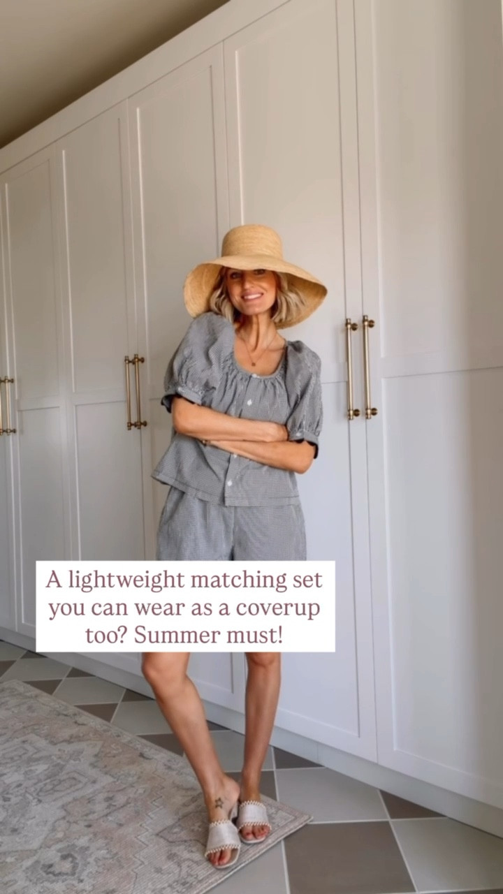 This black & white gingham set is so cute! I love how you can wear it as its own or style it as a cover up like I did here! Wearing M!

Loverly Grey, Amazon, matching set, spring outfit, cover up, swimsuit 

#LTKSeasonal #LTKSwim