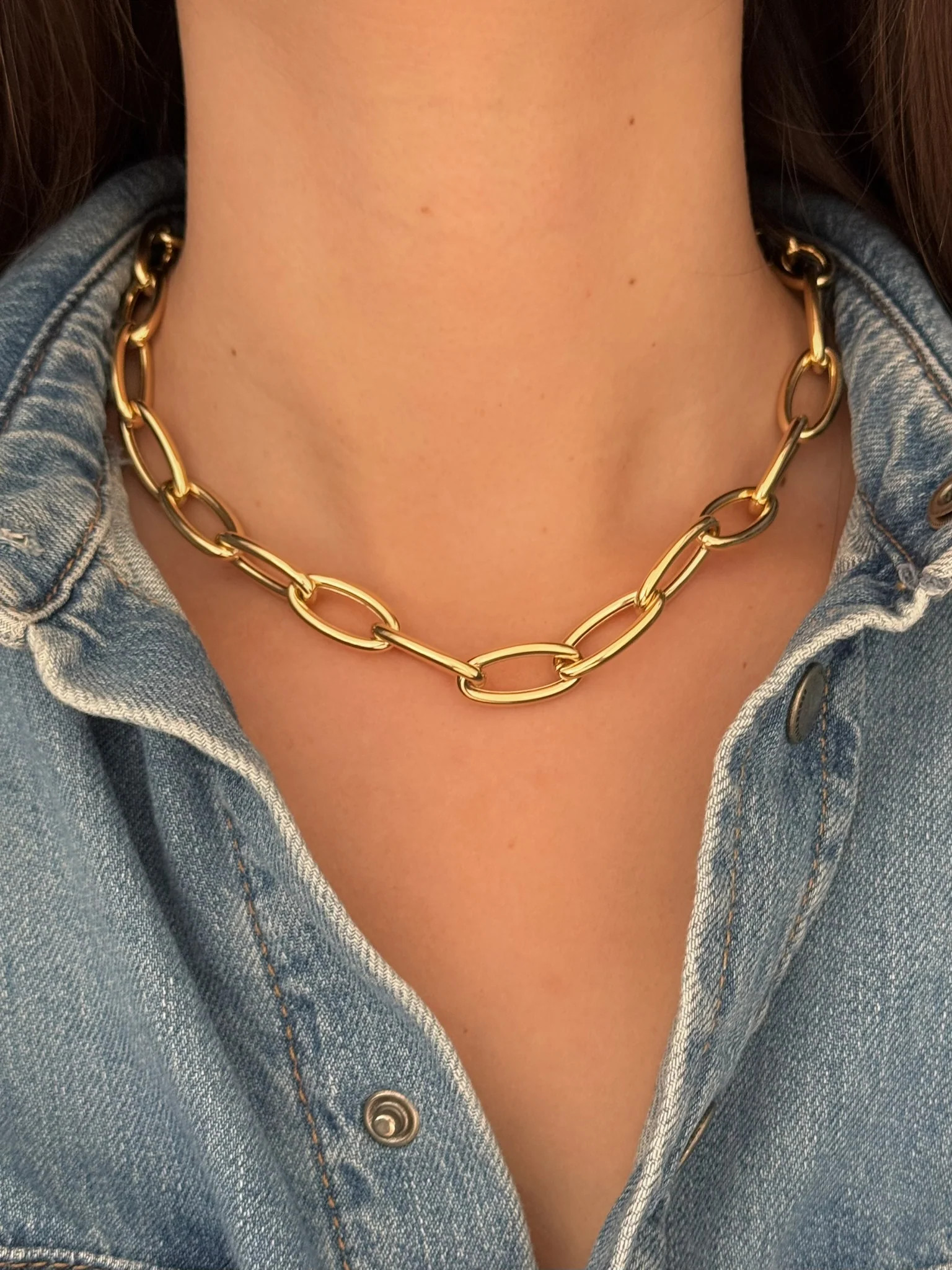 Jumbo Link Necklace | Shylee Rose Jewelry