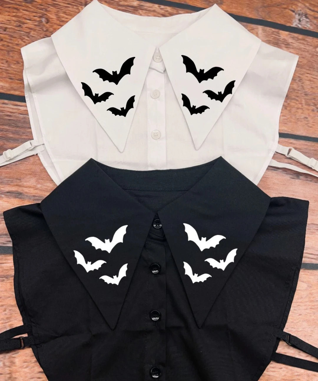 Button up Detachable Collar Bats - Etsy | Etsy (US)