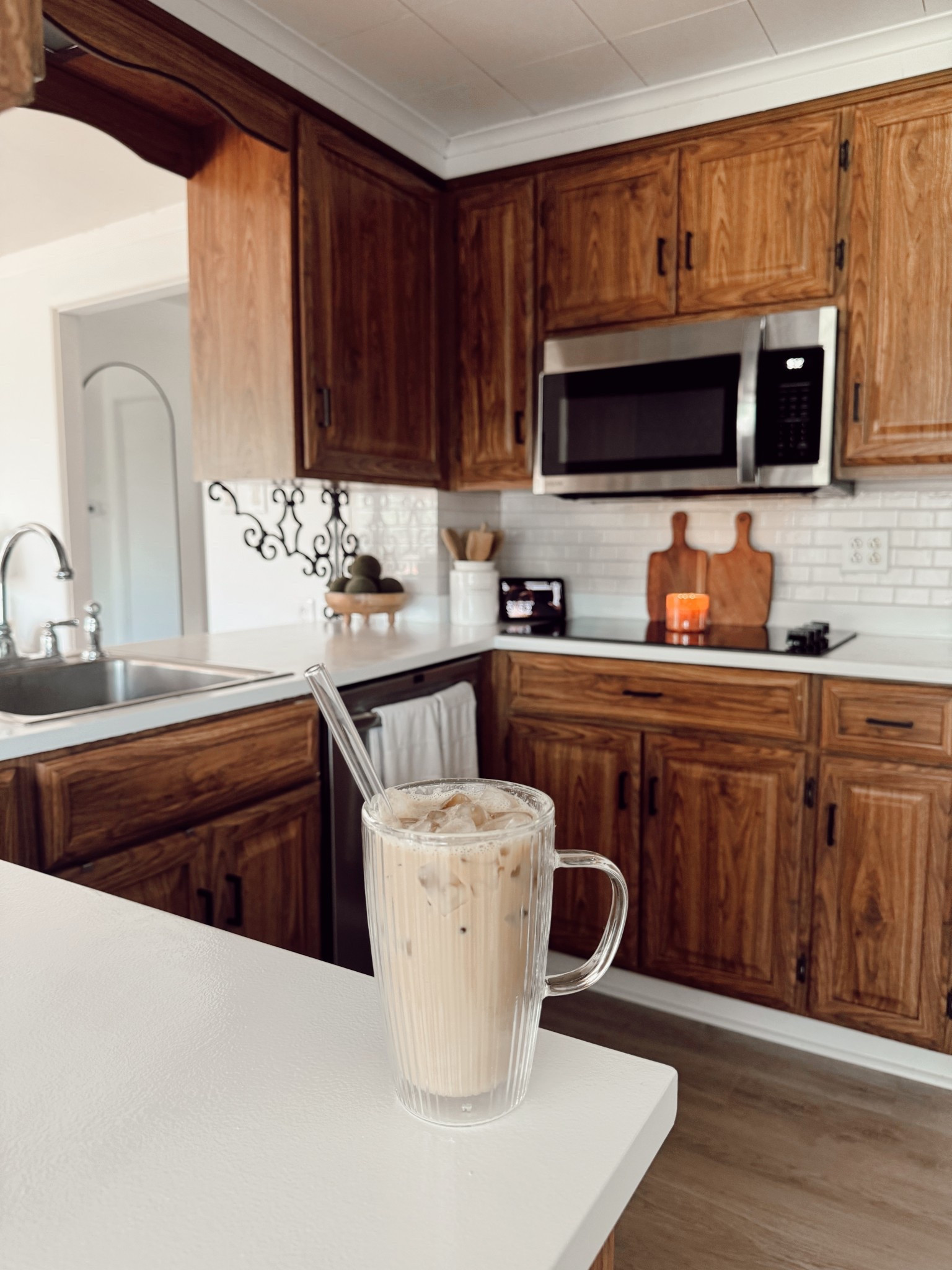 The cutest mug for iced coffee this summer 🫶🏼☕️ under $5! 

#LTKSeasonal #LTKFindsUnder50 #LTKHome