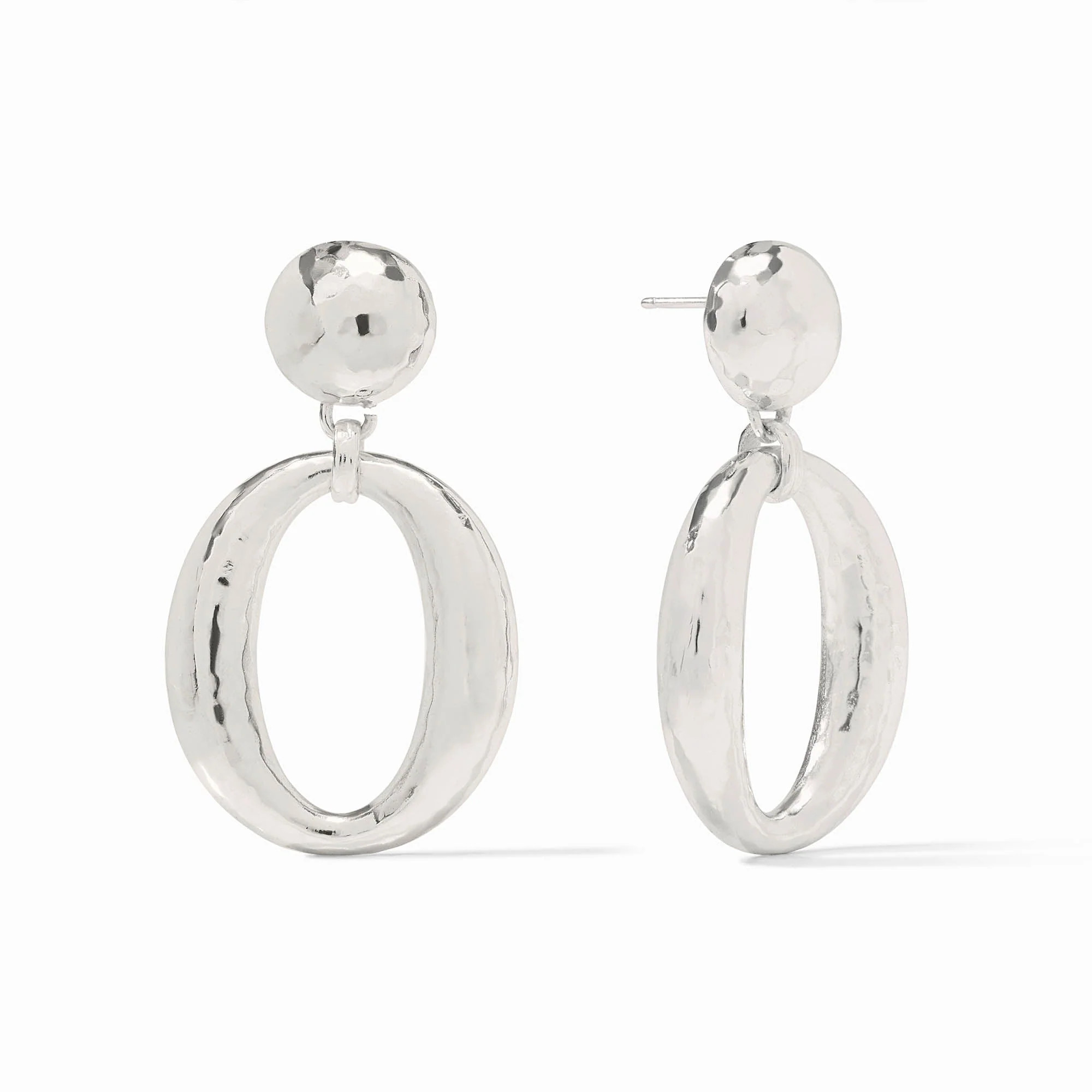 Solara Orbit Statement Silver Earring | Julie Vos