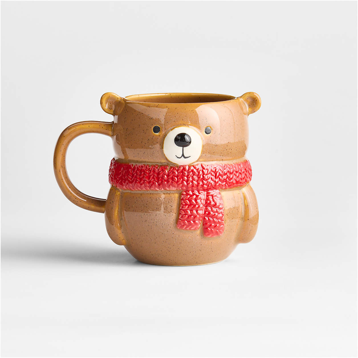 Brown Bear 13-oz. Holiday Mug + Reviews | Crate & Barrel | Crate & Barrel