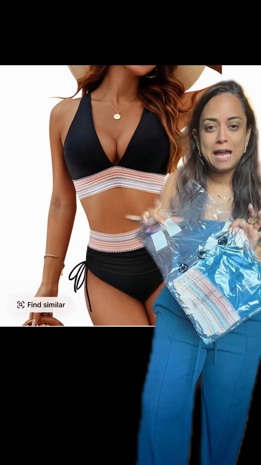 Two piece swimsuit real try on a midsize body 

#LTKSeasonal #LTKMidsize #LTKPlusSize