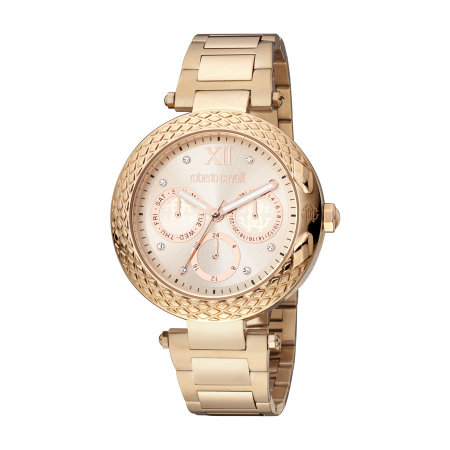 Roberto Cavalli Fashion Watch Quartz Rose Gold Dial Ladies Watch RC5L005M0085 | Jomashop.com & JomaDeals.com