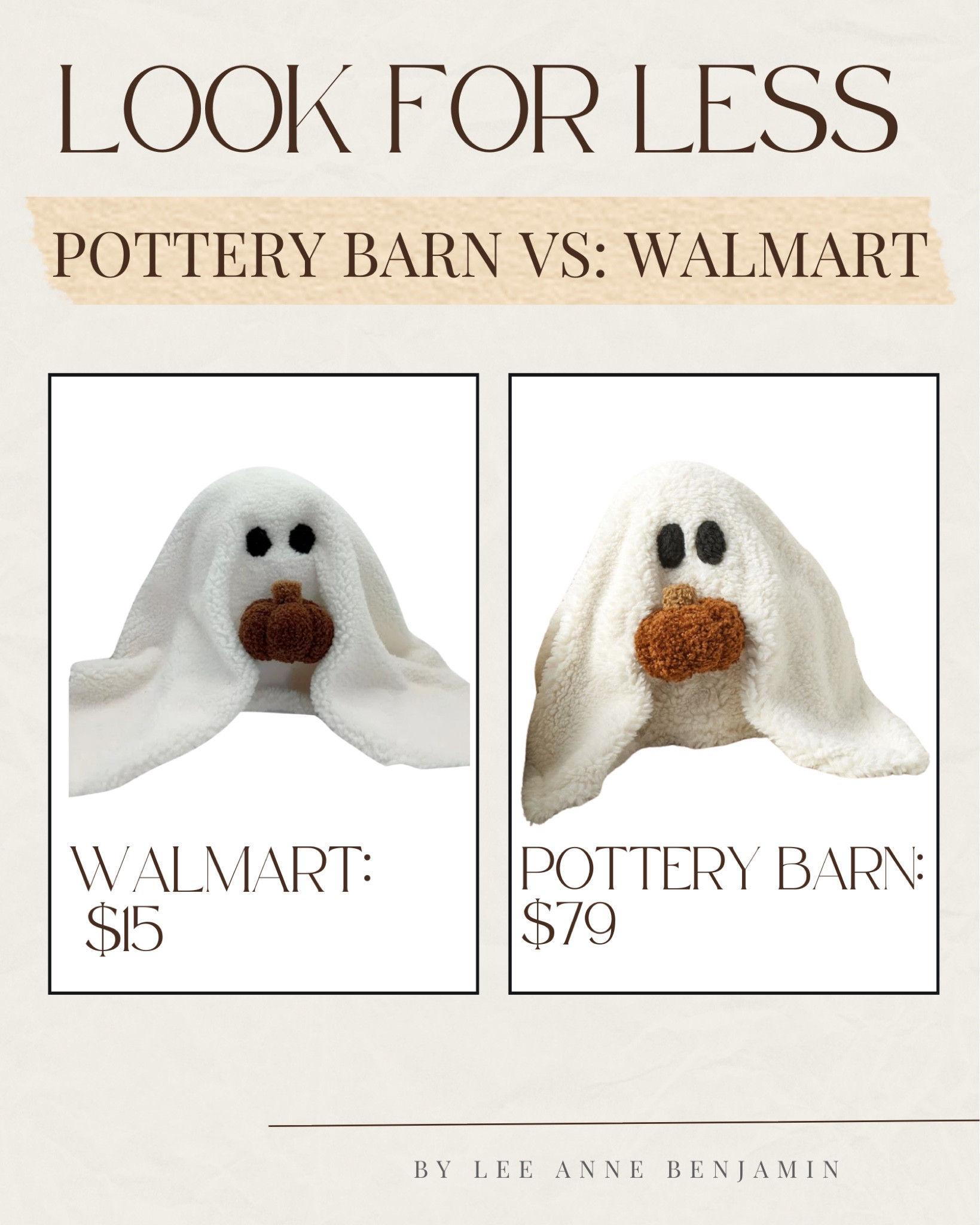 Pottery Barn look for less ghost pillow at Walmart!

#LTKHome #LTKSaleAlert #LTKFindsUnder50