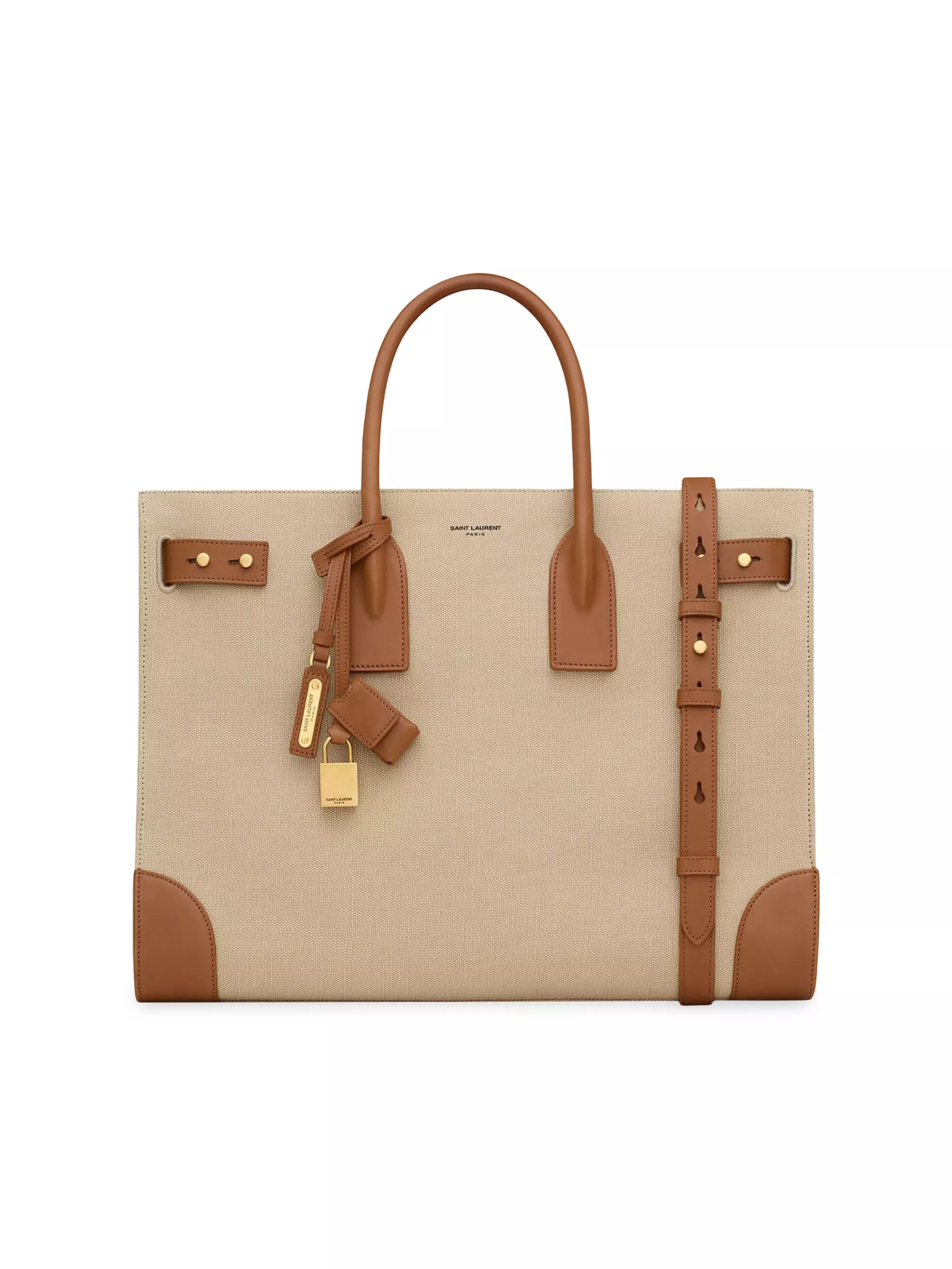 Shop Saint Laurent Sac De Jour Thin Large Top Handle Bag | Saks Fifth Avenue | Saks Fifth Avenue