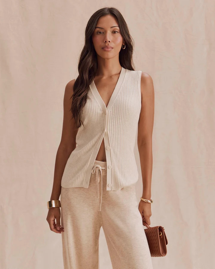 Georgie Rib Sweater Vest | Splendid
