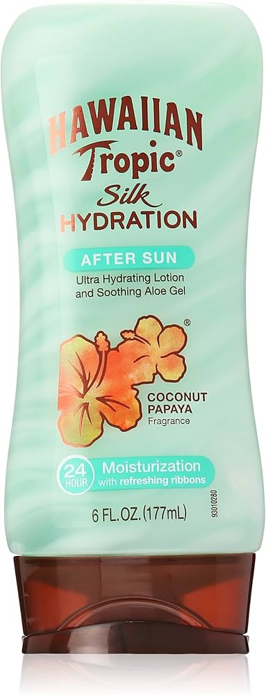 Hawaiian Tropic Silk Hydration Moisturizing Sun Care After Sun Lotion - Coconut Papaya, 6 Ounce | Amazon (US)