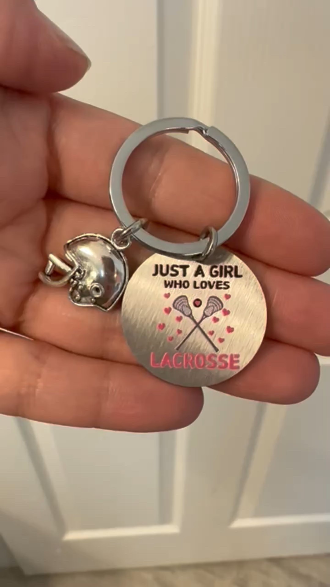 Lacrosse 🥍 keychain. Just a girl who loves lacrosse 💕 

#LTKFindsUnder50 #LTKGiftGuide #LTKKids