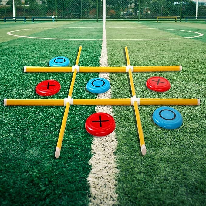 OTTARO Giant Tic Tac Toe Game, Premium Portable PVC Framed Yard Toss Game, Large Outdoor Indoor T... | Amazon (US)