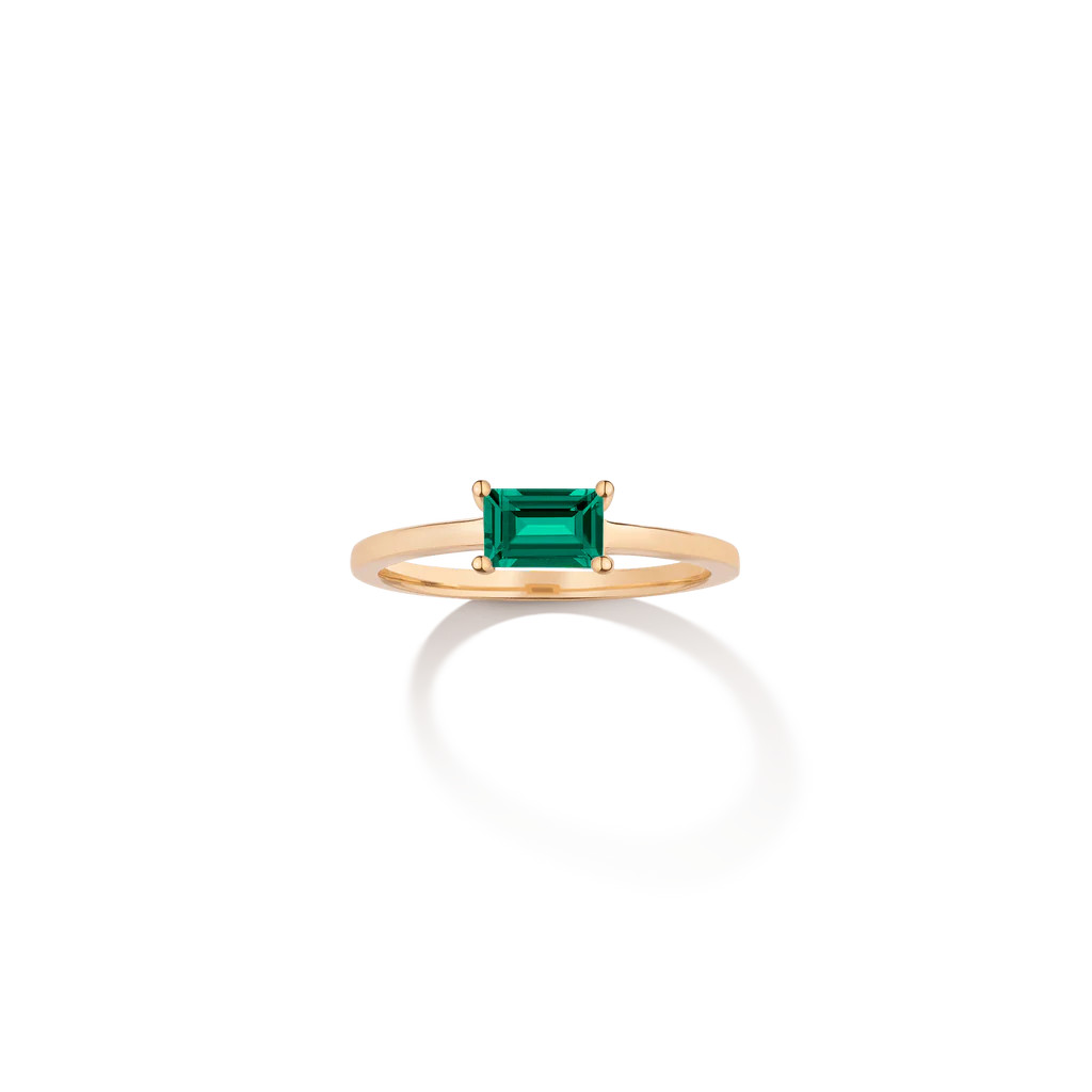 Birthstone Baguette Ring | AUrate New York