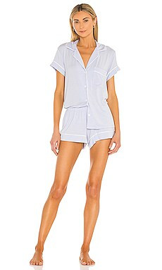 eberjey Gisele The Short PJ Set in Light Orchid & Ivory from Revolve.com | Revolve Clothing (Global)