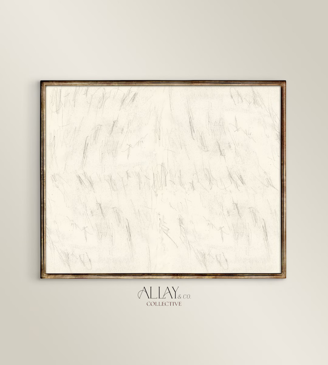 Scribble Abstract Wall Art | Vintage Abstract Printable | Mid Century Abstract | Neutral Wall Art... | Etsy (US)