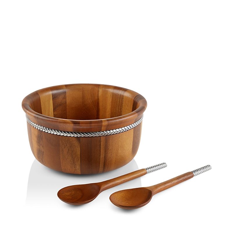 Nambe Braid Salad Bowl & Server Set | Bloomingdale's (US)