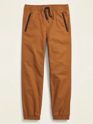 Built-In Flex Dry-Quick Zip-Pocket Jogger Tech Pants For Boys | Old Navy (US)