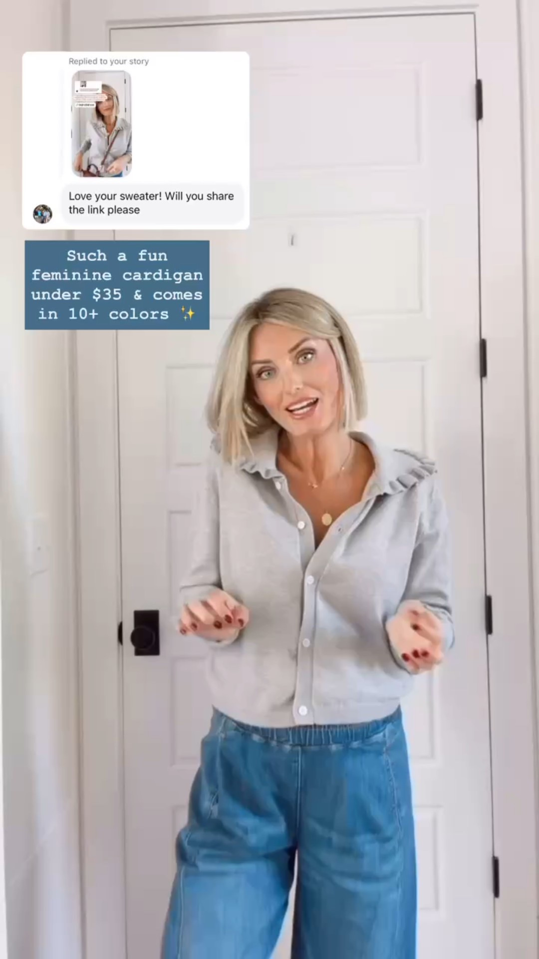 This ruffle cardigan is a must have for fall & winter! I love the collar detail - wearing a small! 

Loverly Grey, Amazon find, fall sweater, winter cardigan 

#LTKSeasonal #LTKFindsUnder50