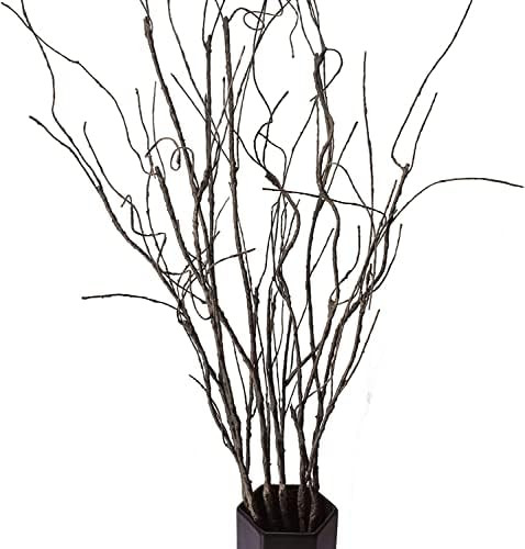 5PCS Artificial Curly Willow Branches, Decorative Dry Twigs, 30.7 Inches Fake Bendable Sticks Vin... | Amazon (US)