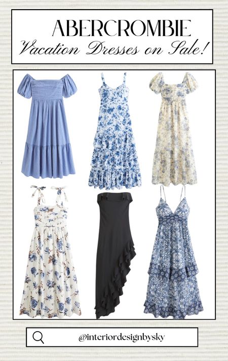 Abercrombie vacation dresses / summer outfits on sale of up to 15% off! Hurry before the limited time sale is over! 

#LTKstyletip #LTKsalealert #LTKSeasonal