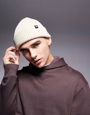 The North Face Fisherman beanie in gravel beige | ASOS (Global)