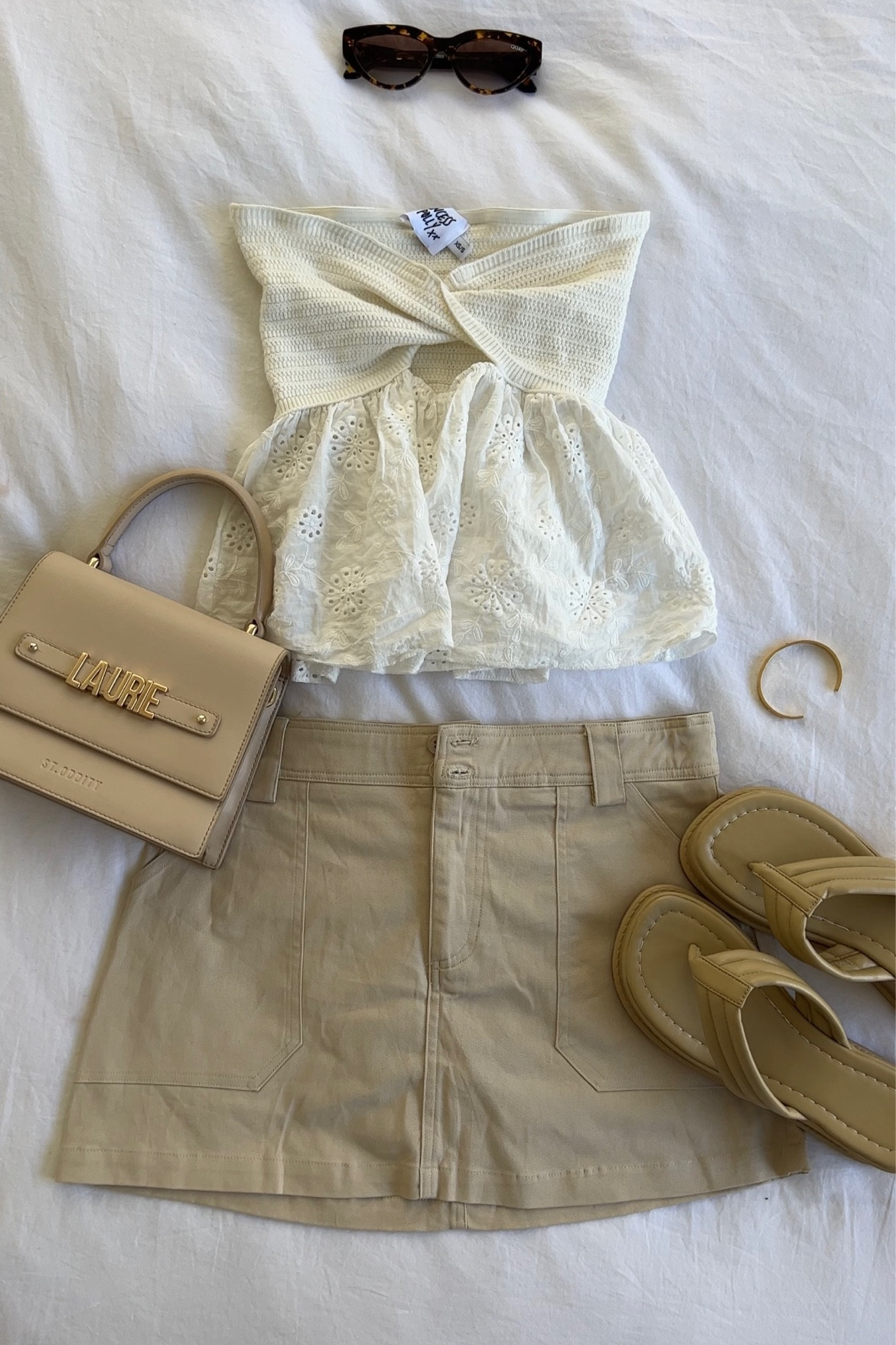 girly summer everyday outfit with mini skirt and summer top 

#LTKfit