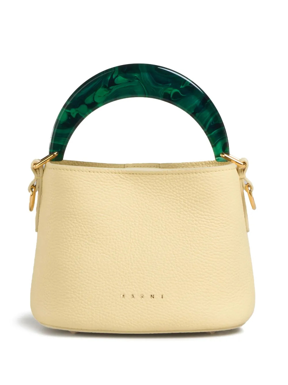 Marni Mini Venice Leather Bucket Bag - Farfetch | Farfetch Global