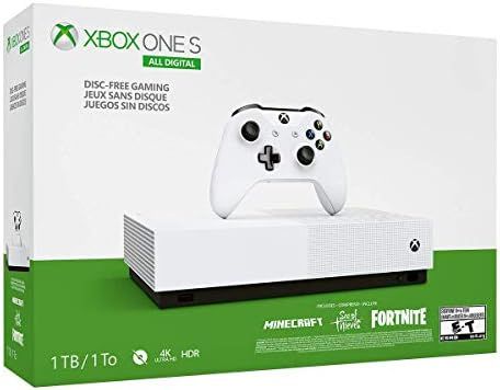 Xbox One S 1TB All-Digital Edition Console (Disc-Free Gaming) (Renewed) | Amazon (US)