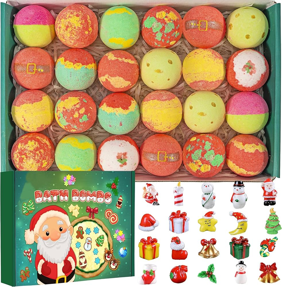 20 Pack Bath Bombs with Surprise Included, 20Organic Kids Bath Bombs, Bubble Bath Bombs Gift Set,... | Amazon (US)