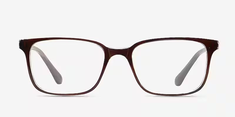 November Rectangle Matte Black Full Rim Eyeglasses | Eyebuydirect | EyeBuyDirect.com