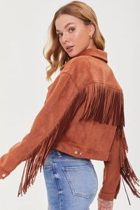 Faux Suede Fringe Jacket | Forever 21 (US)