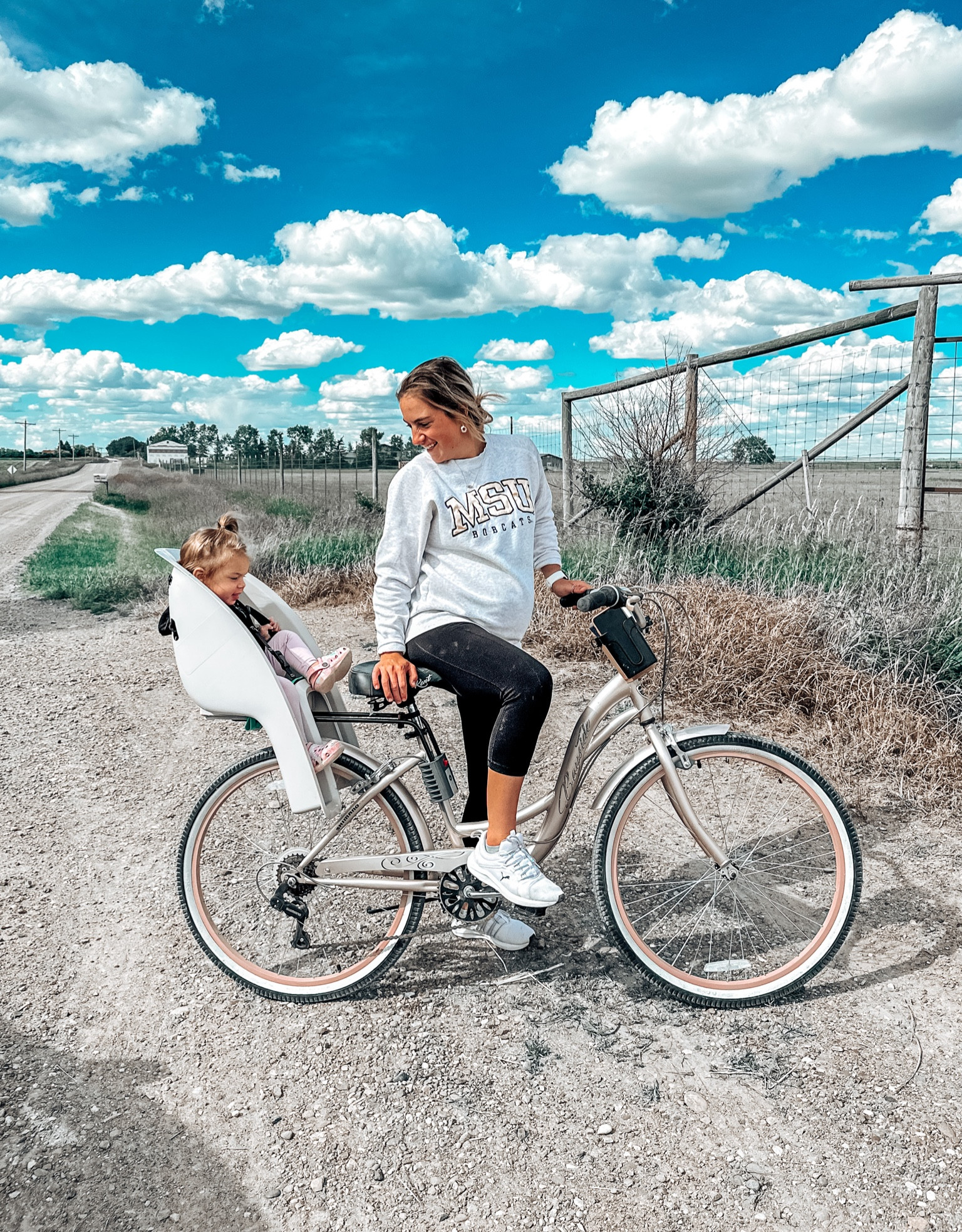 Bike ride 
Kid’s accessories 
Bike seat
Maternity 
Maternity outfit 
Bump friendly 
Toddler activities 
Casual maternity outfit 
Maternity leggings 

#LTKbump #LTKkids #LTKSeasonal