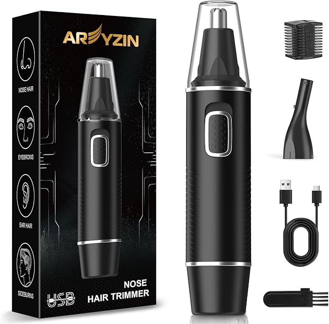 AREYZIN Nose Hair Trimmer for Men,Rechargeable Ear and Nose Trimmer,2 in 1 Painless Professional ... | Amazon (US)