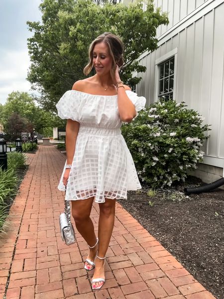 What I wore to my bridesmaid proposal, brunch size large white off shoulder dress, silver shoes run true to size


#LTKover40 #LTKwedding #LTKmidsize