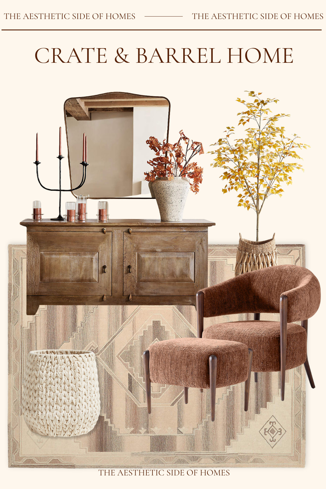 These finds from Crate and Barrel are perfect for a living room. dining room or entry way! 

 #LTKSeasonal #LTKHome