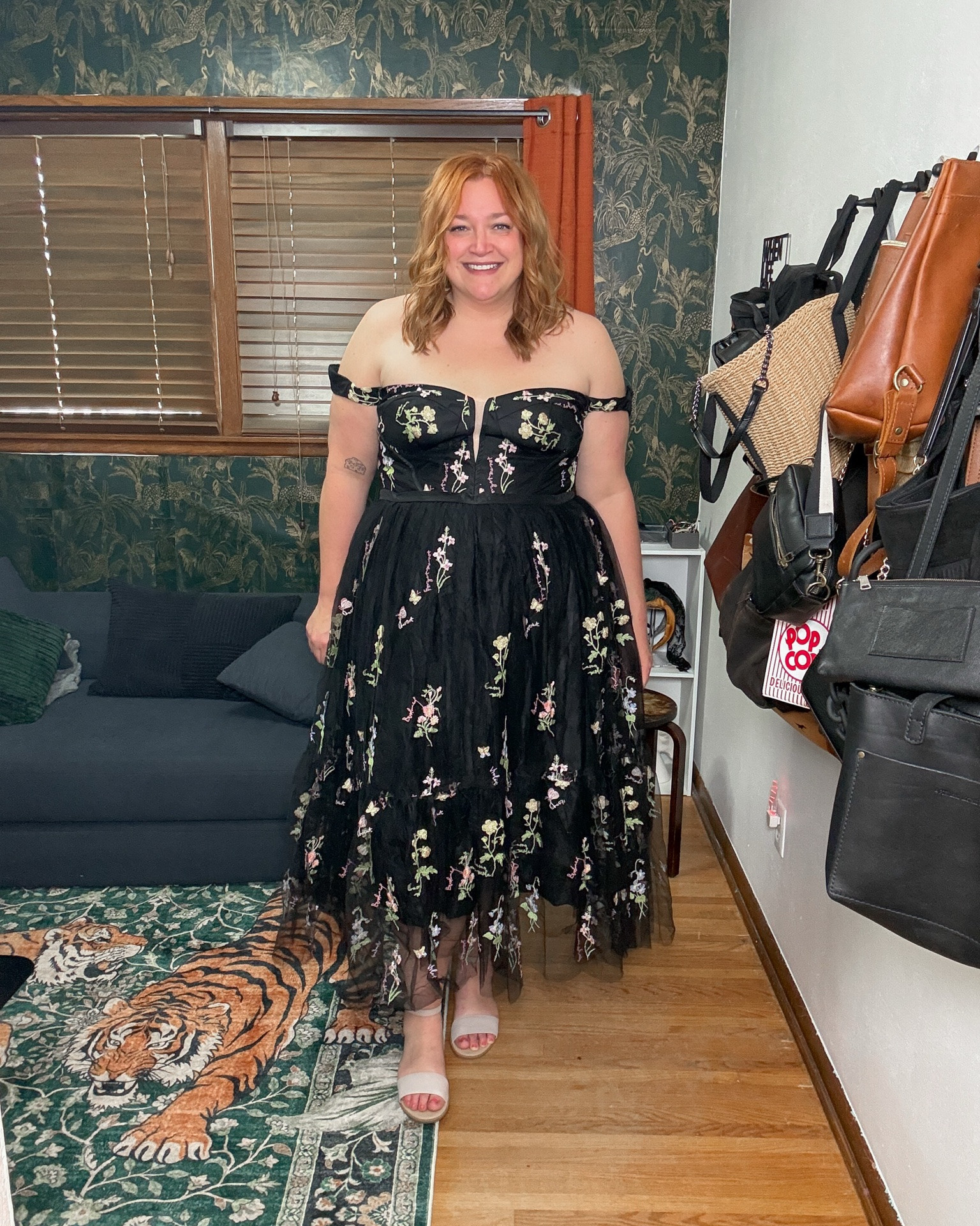 Spring wedding guest dress for a garden wedding, semi formal wedding, or any other event.

#LTKPlusSize #LTKMidsize #LTKWedding