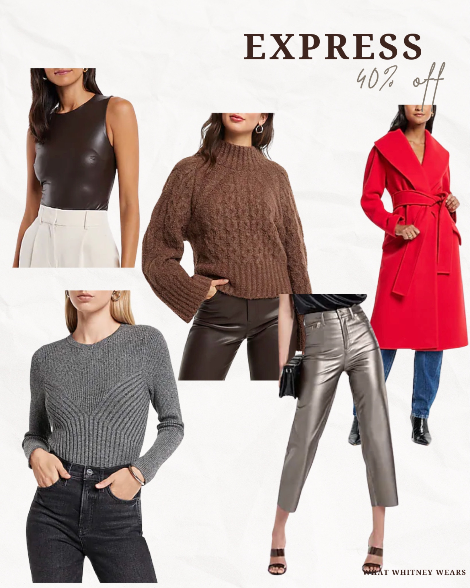 Some of my favs from the Express sale 🤩 Great staples and some fun pieces! 