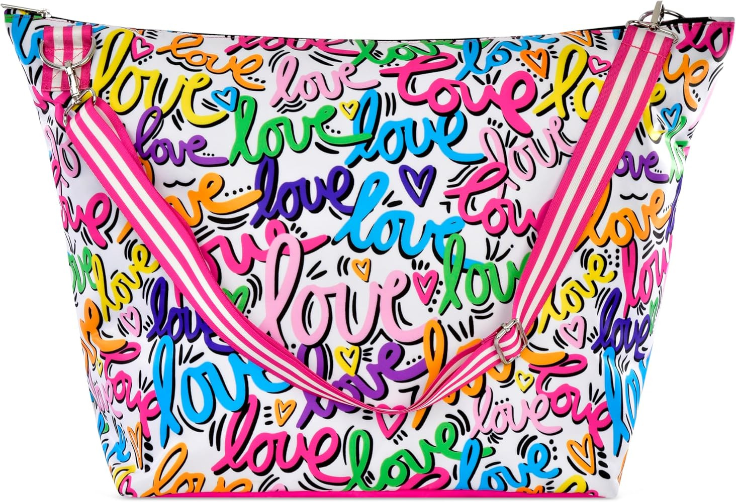 iscream + Corey Paige Designs 23.5" x 16" Weekender Travel Tote Bag with Vibrant Nylon Exterior a... | Amazon (US)