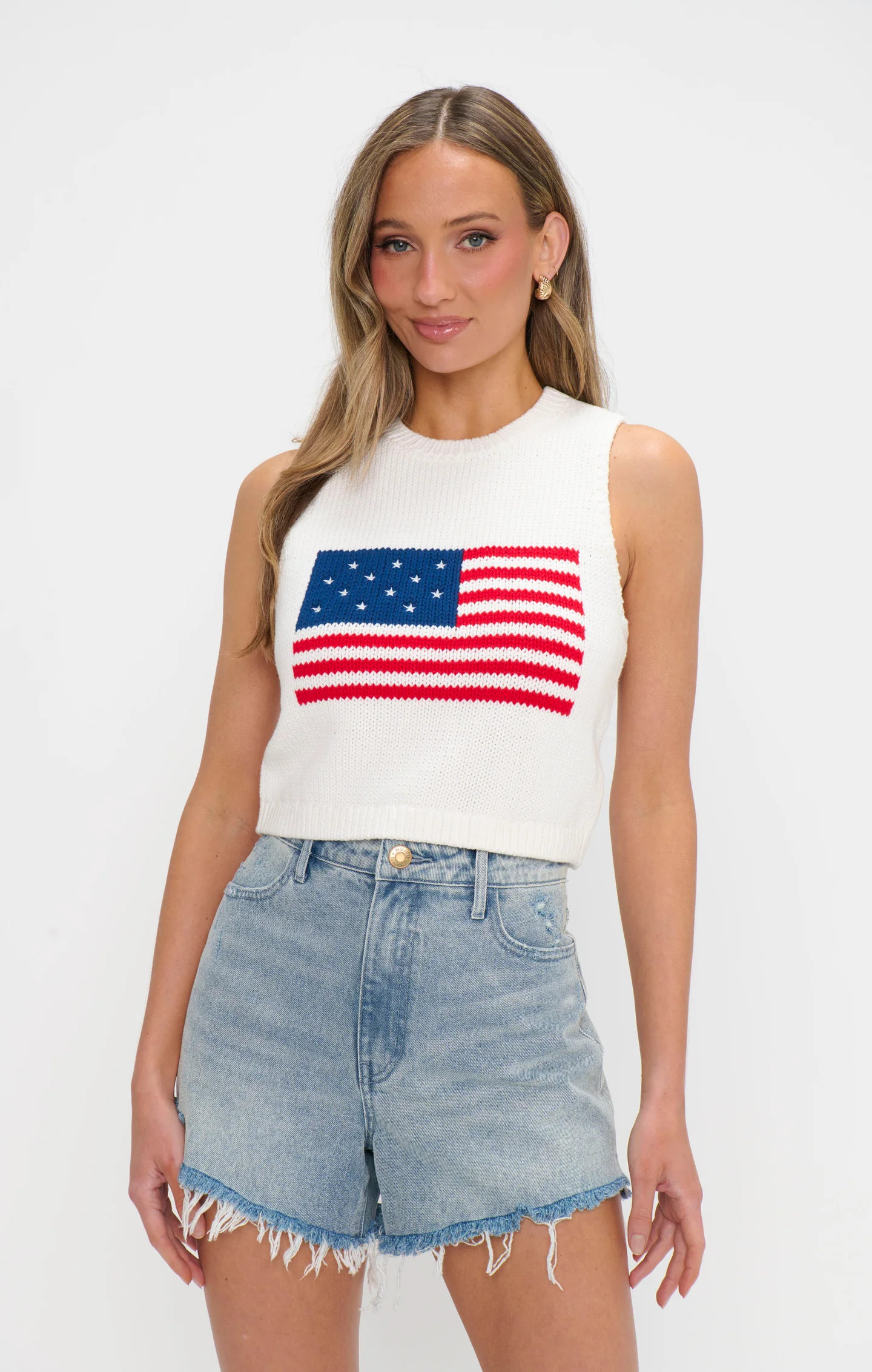 Milo Tank ~ Flag Knit | Show Me Your Mumu